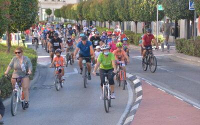 Gran éxito de participación en la Fiesta de la Bicicleta organizada desde la Concejalía de Deportes