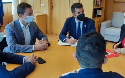 El alcalde, Javier Corpa, continúa con las reuniones con portavoces parlamentarios buscando apoyo para la elaboración de un Plan Integral que dé respuesta a todas las afecciones originadas por la Línea 7B de Metro