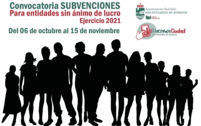 NOTA INFORMATIVA: Subvenciones a entidades sin ánimo de lucro.