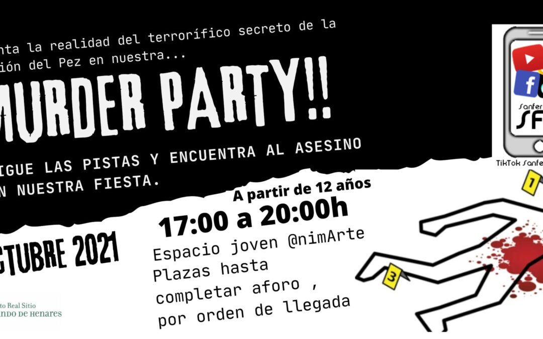 La Concejalía de Juventud celebrará ‘Halloween’ con una ‘Murder Party’