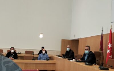 El alcalde de San Fernando de Henares, Javier Corpa, se reúne con miembros del Comité de Empresa de Metro para dar cuenta de la grave situación ocasionada por la Línea 7B del suburbano en el municipio