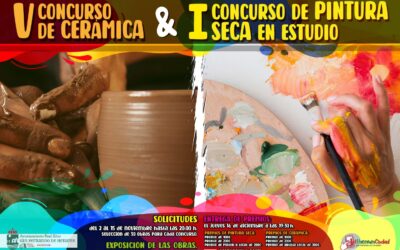 Arte en San Fernando de Henares: Bases del I Concurso de Pintura Seca en Estudio y V de Cerámica