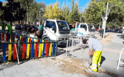 La Concejalía de Mantenimiento de la Ciudad emprende trabajos para la instalación de un completo sistema de riego por goteo en diversos enclaves