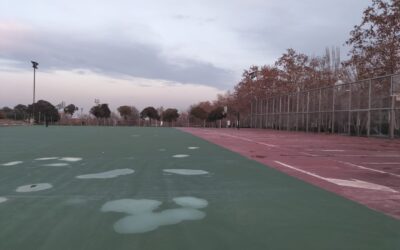 Las pistas deportivas del parque Dolores Ibárruri se ‘reinventan’