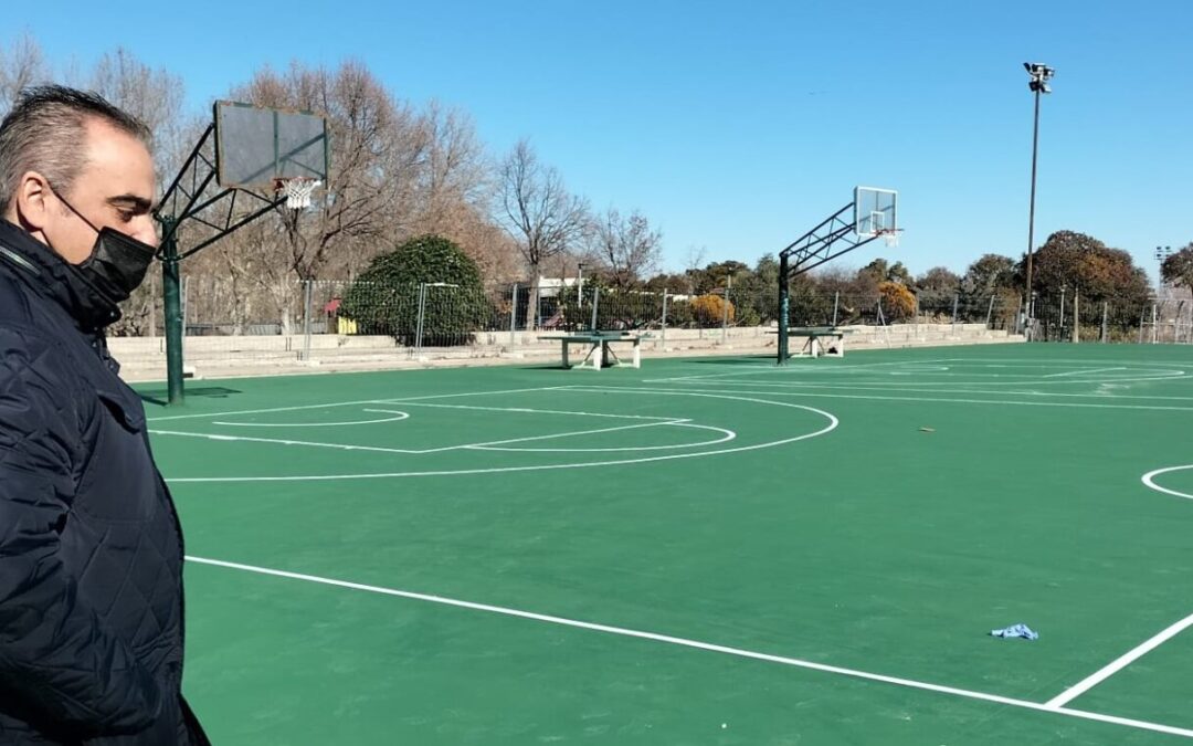Las pistas deportivas del parque Dolores Ibárruri podrán utilizarse este fin de semana tras obras de mejora
