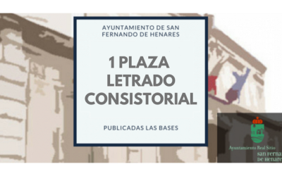 Convocatoria de pruebas selectivas para el acceso a la categoría de letrado consistorial del Ayuntamiento de San Fernando de Henares