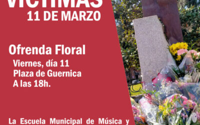 San Fernando de Henares volverá a rendir homenaje a las víctimas del 11M