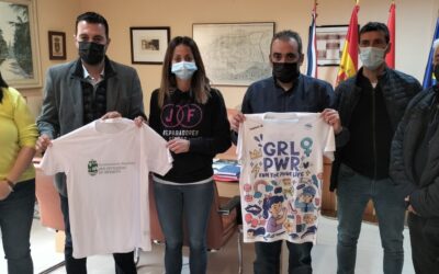 El alcalde de San Fernando de Henares, Javier Corpa; recibe a la deportista Jesica Iglesias ‘Jessy’ para agradecer su espectacular gesta por el 8M, Día Internacional de las Mujeres