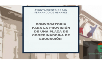 Convocatoria para la provisión de una plaza de Coordinador/a de Educación