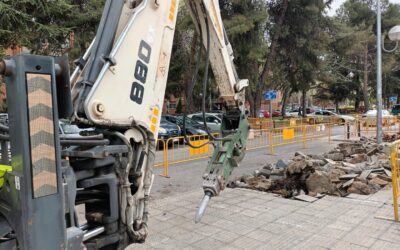 Arrancan las obras de avenida de San Sebastián para la creación de nuevas plazas de aparcamiento, la plantación de árboles y la instalación de un sistema de riego por goteo