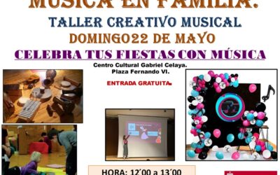 Taller creativo musical para niños/as a partir de 05 años