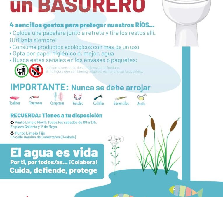 El Ayuntamiento de San Fernando de Henares y Enmienda Limpia Tu Mierda ponen en marcha una campaña destinada a concienciar a la ciudadanía sobre el cuidado de los ríos