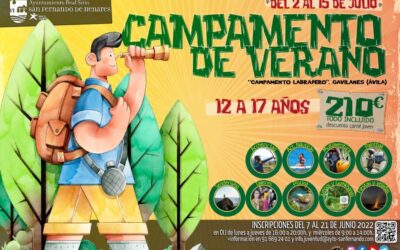 La Concejalía de Juventud da el ‘pistoletazo de salida’ a la agenda estival con un campamento ‘multiaventura’ en la Sierra de Gredos