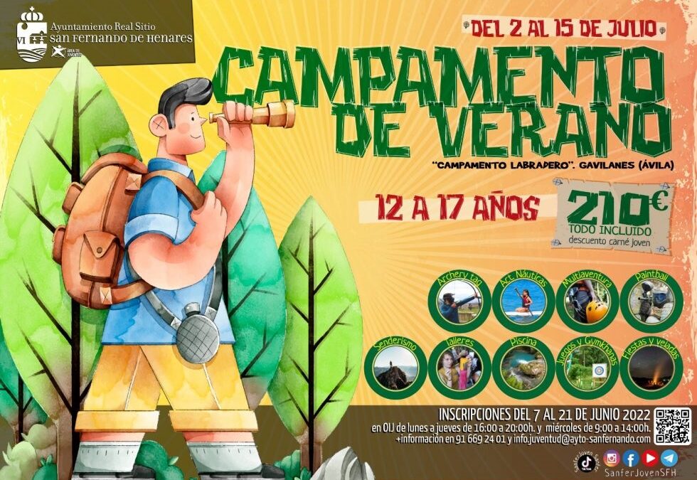 La Concejalía de Juventud da el ‘pistoletazo de salida’ a la agenda estival con un campamento ‘multiaventura’ en la Sierra de Gredos