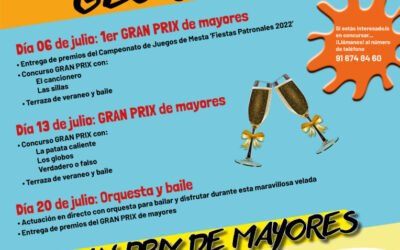 ‘Las Veladas del Gloria’: orquesta, baile y hasta un ‘Gran Prix’ para los/as mayores