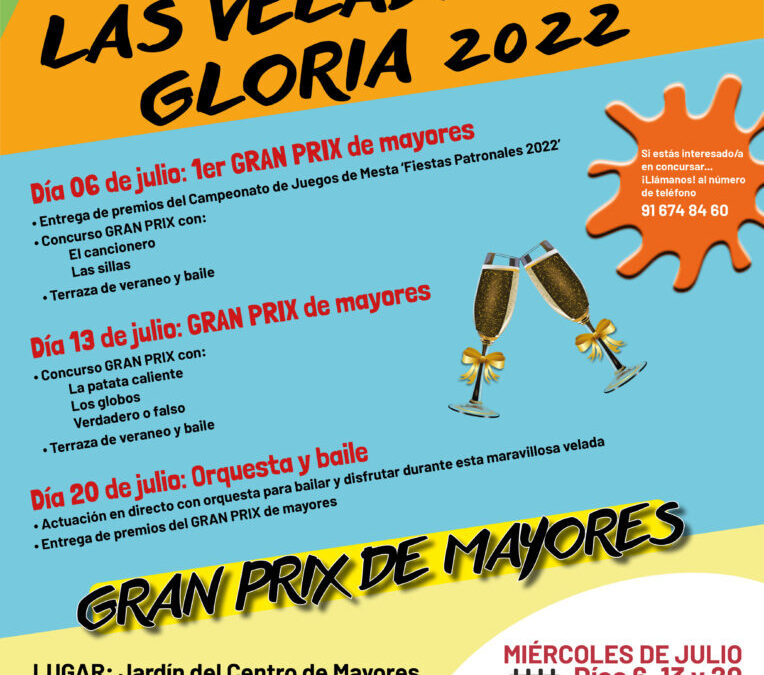 ‘Las Veladas del Gloria’: orquesta, baile y hasta un ‘Gran Prix’ para los/as mayores