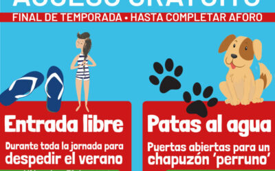 Acceso gratuito y ‘baños perrunos’ en la piscina de verano