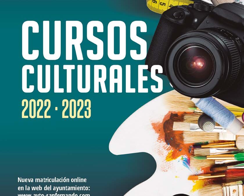Abierto el periodo de inscripción para los nuevos cursos culturales 2022-2023