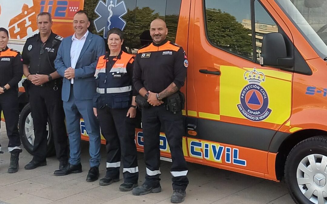 La Agrupación de Voluntarios/as de Protección Civil cuenta con nueva ambulancia equipada con moderna tecnología para atender emergencias