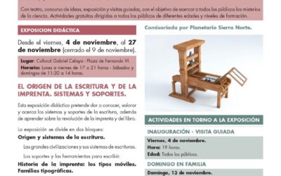 Nueva exposición: ‘El origen de la escritura y de la imprenta. Sistemas y soportes’