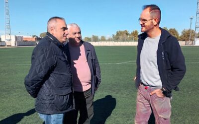 Comienzan las obras para la renovación de la pista de atletismo y del Estadio Municipal ‘Santiago del Pino’