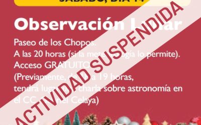 NOTA INFORMATIVA: Suspensión de ACTIVIDADES