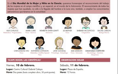 Jornadas por el Día de Mujer y la Niña en la Ciencia, Astronomía y… Rincón de la Música para disfrutar del fin de semana en San Fernando de Henares