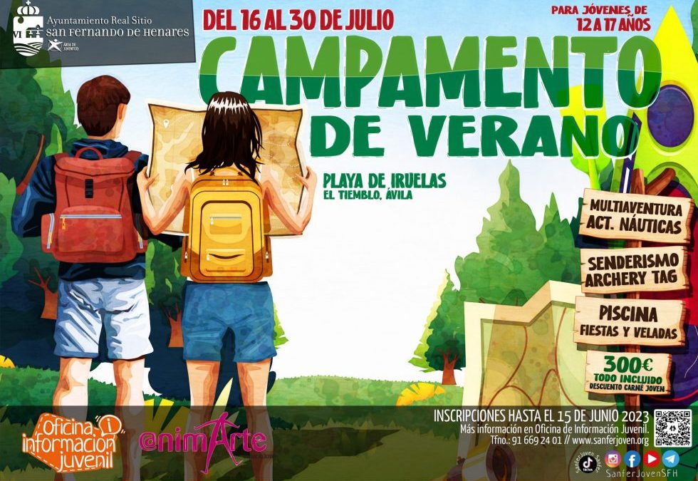 La Concejalía de Juventud pone en marcha una nueva edición del campamento de verano con destino a la Sierra de Gredos, en Ávila