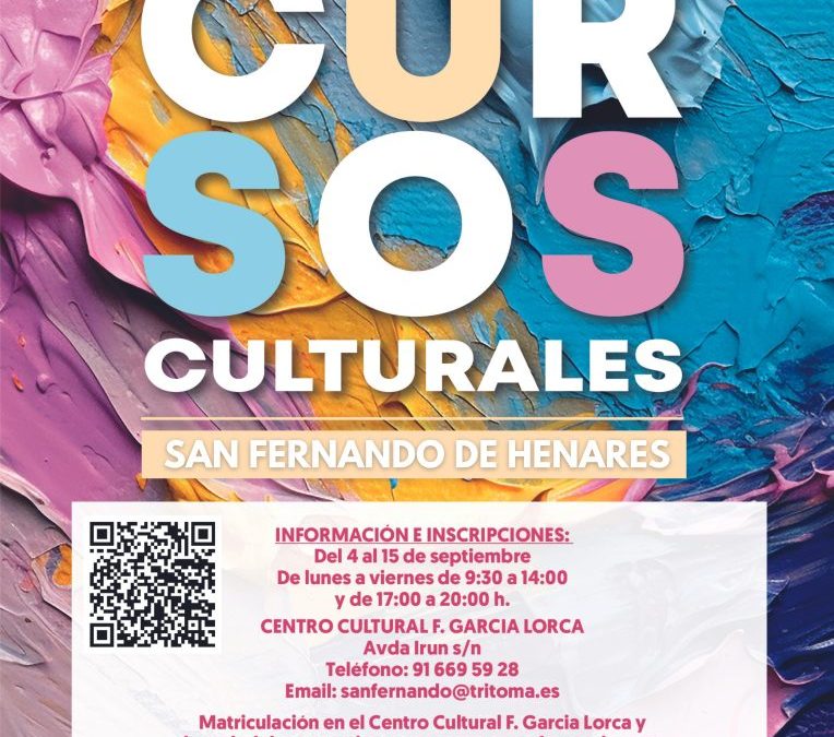 Cursos y talleres culturales – Temporada 2023-2024