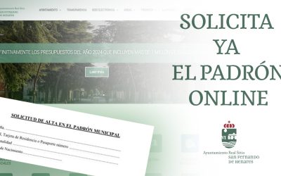 Ya puedes solicitar el padrón online desde la Sede Electrónica del Ayuntamiento