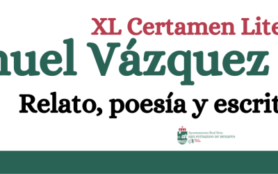 La Concejalía de Cultura convoca la XL Edición del Certamen Literario ‘Manuel Vázquez Montalbán’