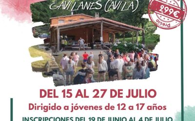 Campamento de verano para jóvenes en Ávila
