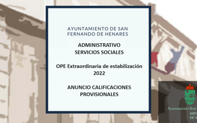 Administrativo Servicios Sociales 1.1.6 (OEP extraordinaria de estabilización 2022)