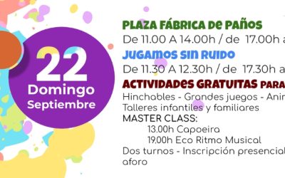 Hinchables, animación, talleres infantiles, capoeira y batucada entre las actividades con motivo de la celebración del Día de la Infancia y la Adolescencia
