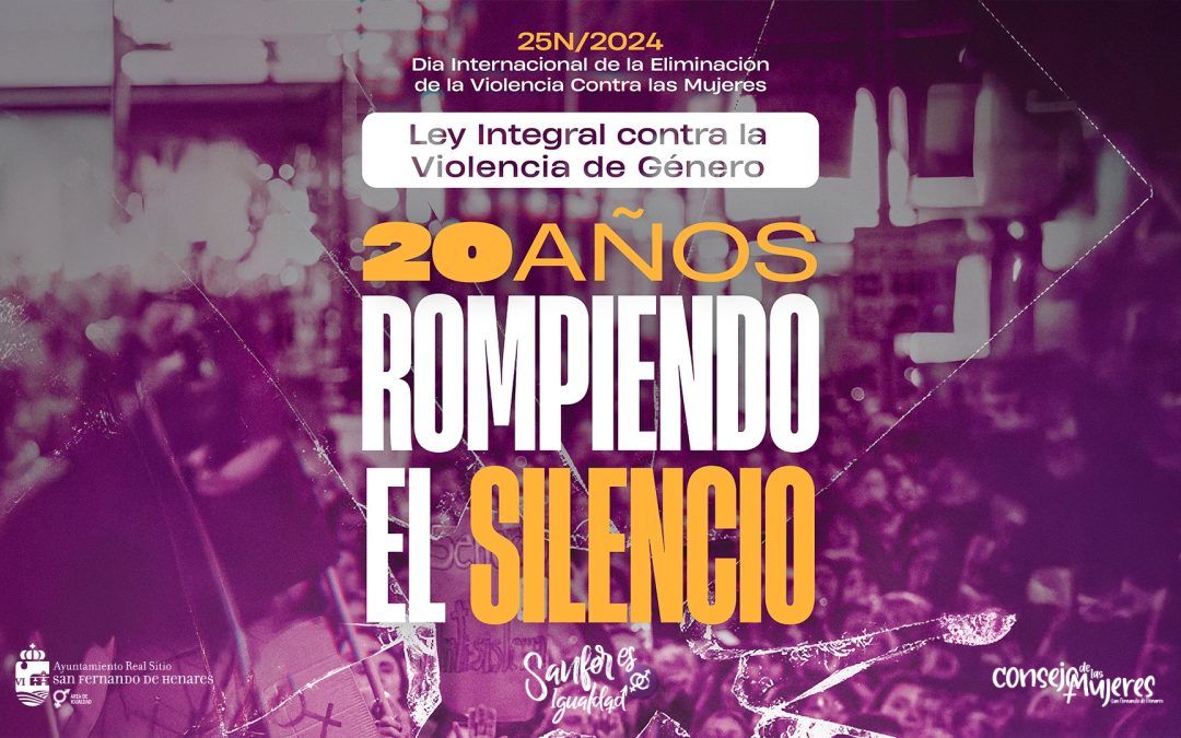 Programación completa Jornadas 25N: Ley Integral contra la Violencia de Género – 20 años rompiendo el silencio
