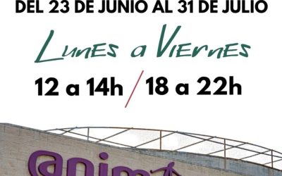 NOTA INFORMATIVA: Horario de verano en el centro joven @nimArte