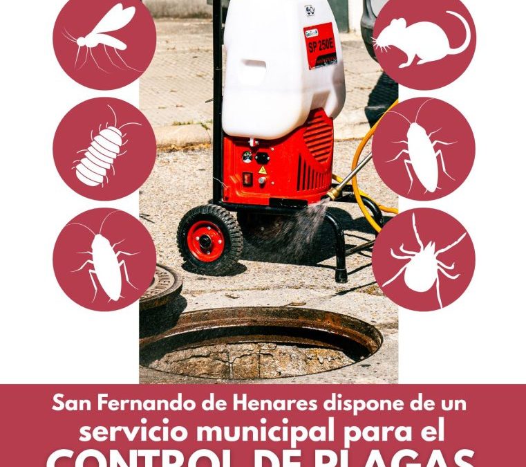 San Fernando de Henares dispone de un servicio municipal integral para el control de plagas