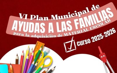Convocatoria de Becas para la compra de material escolar para el curso 2025/2026