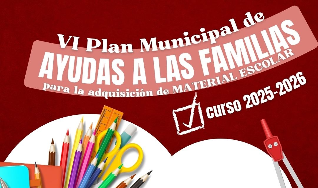 Convocatoria de Becas para la compra de material escolar para el curso 2025/2026