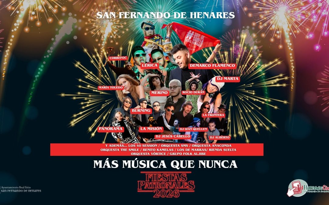 Agenda de Fiestas Patronales 2026