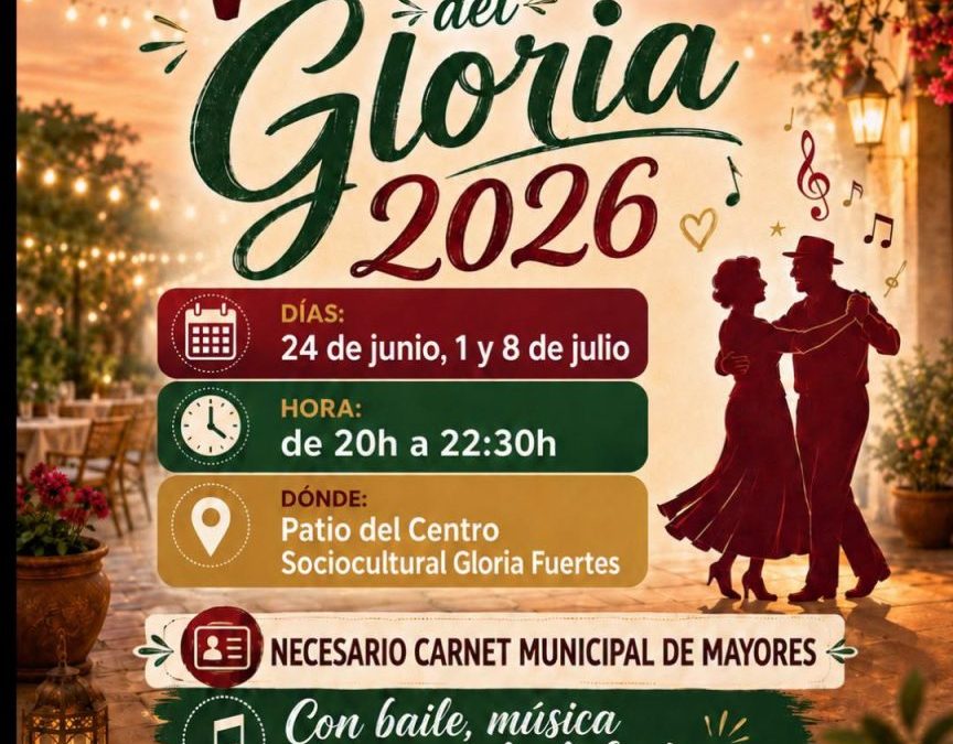 San Fernando de Henares dará inicio mañana a ‘Las Veladas del Gloria’, un programa de ocio estival para mayores