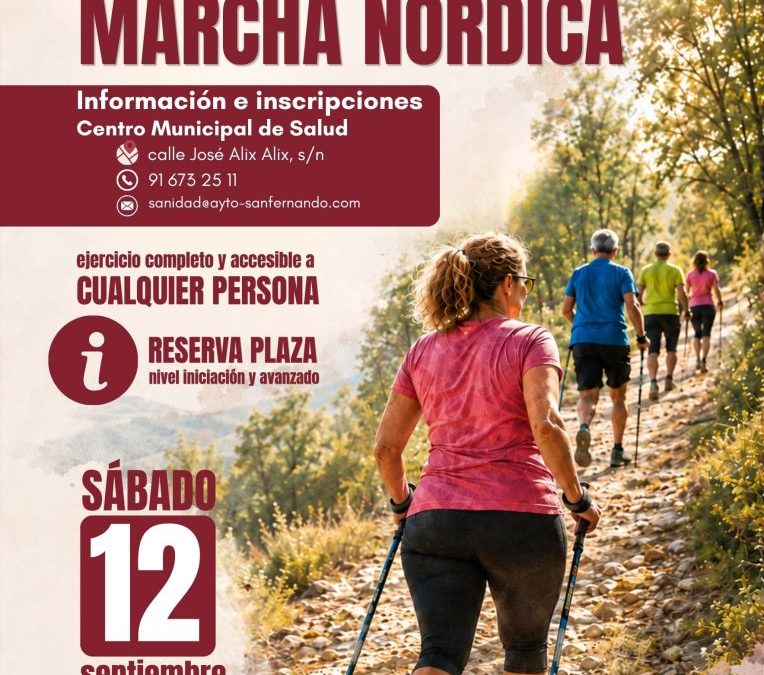 San Fernando de Henares pone en marcha una nueva edición de Marcha Nórdica