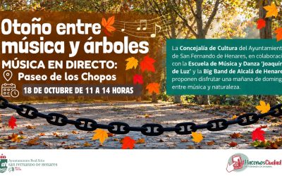Otoño entre música y árboles: música en directo en el Paseo de los Chopos